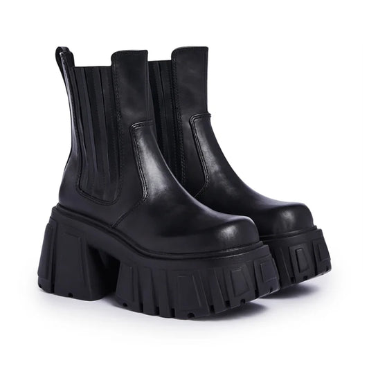 ZYPHRA | Chunky Leather Boots