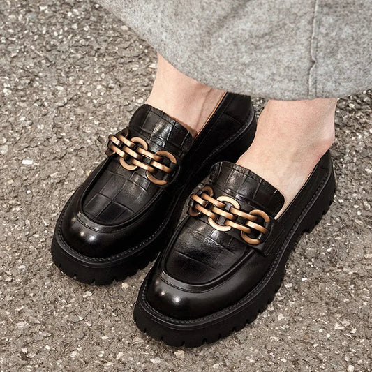 BOLD WALK | Cow Leather Loafers